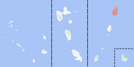 Range map of Anolis luciae